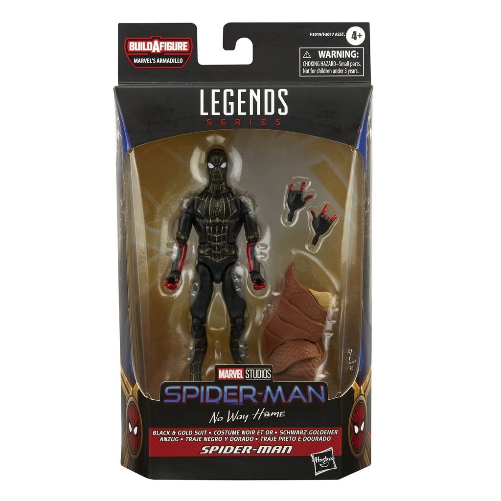 Marvel Spider-Man 3 Legends Black and Gold Spider-Man 6-Inch Action Figure