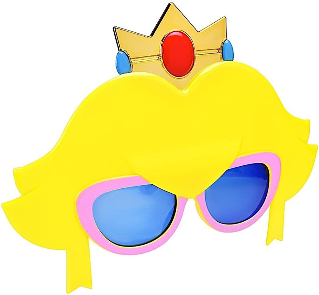 Super Mario Princess Peach Sun Stache Sunglasses