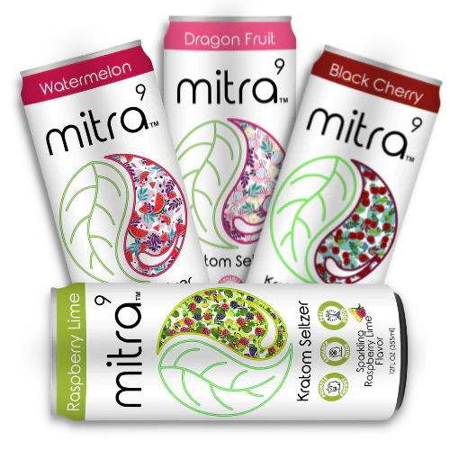[M9KAVAS-RL] Mitra9 Kratom Seltzer (Raspberry Lime)