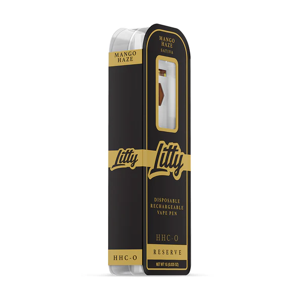 Litty HHC-O Reserve Disposable 1G (Strawberry Banana Indica)