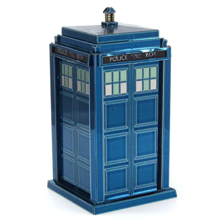 Doctor Who TARDIS 3D Model - Color