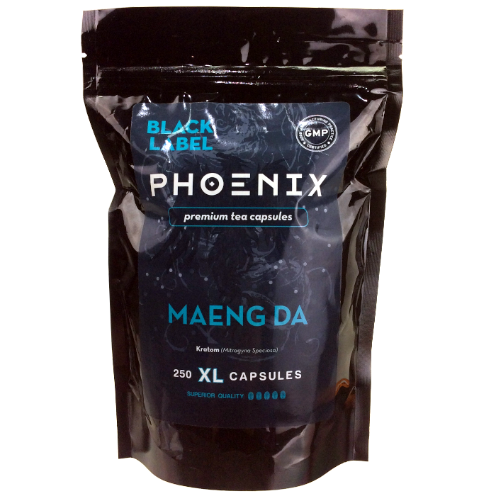 Phoenix Herb 250XL Capsules Black Label Maeng Da