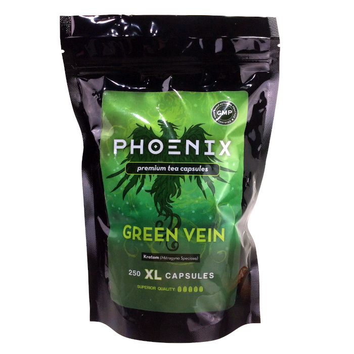 Phoenix Herb 250XL Capsules Green Vein