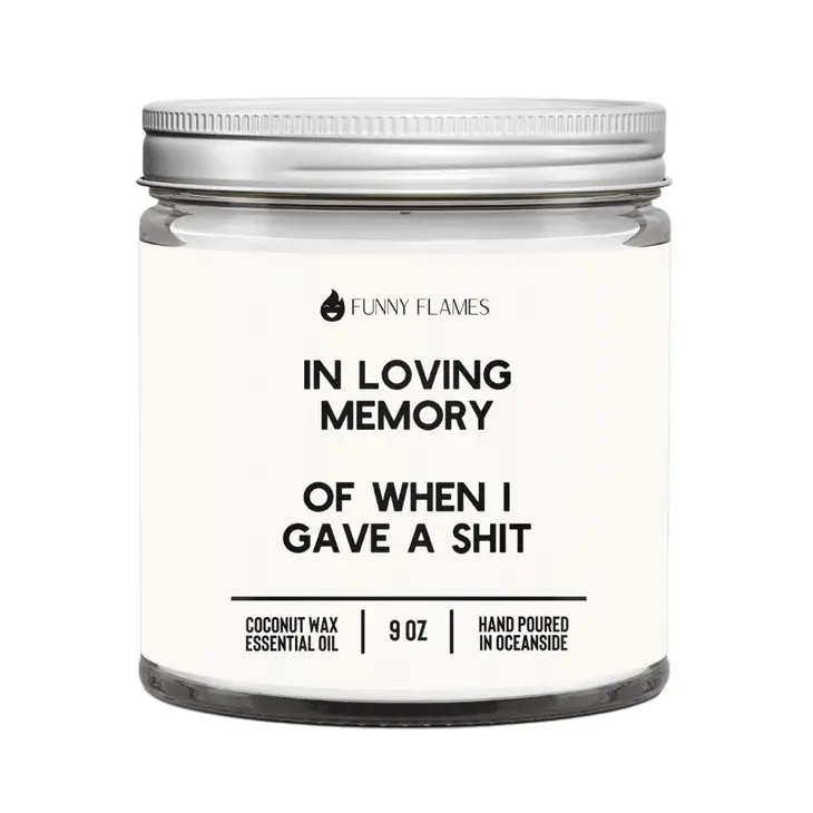 In Loving Memory Funny Flames Candle