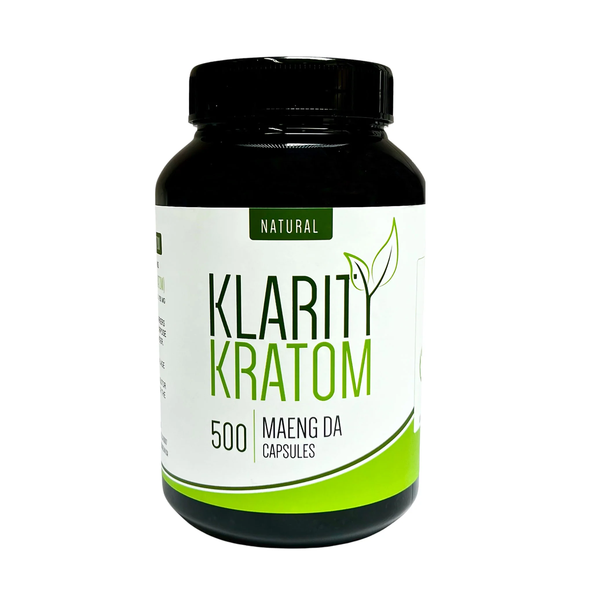 Klarity Kratom 500ct Capsules (Green Malay)