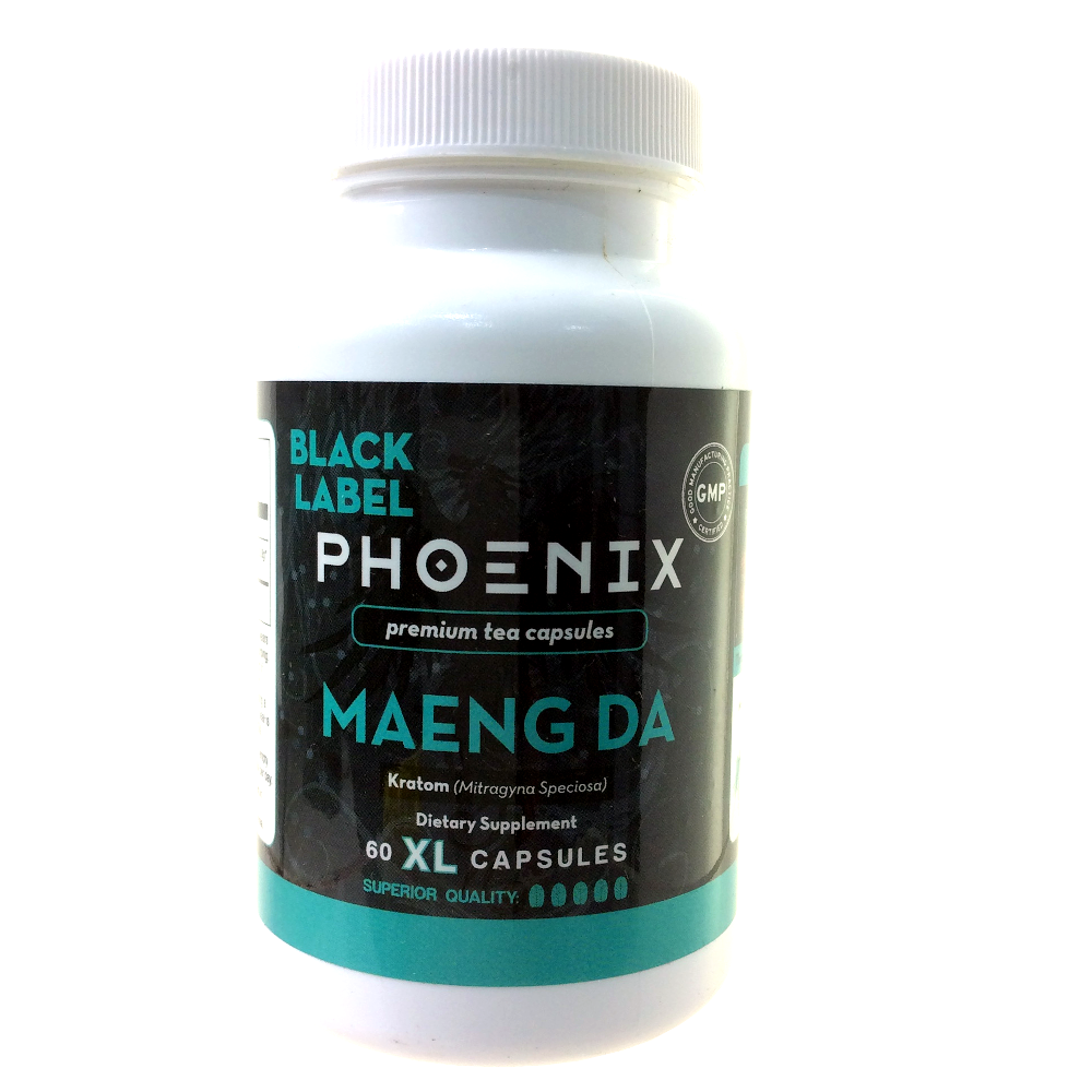 Phoenix Herb 60XL Capsules Black Label Maeng Da