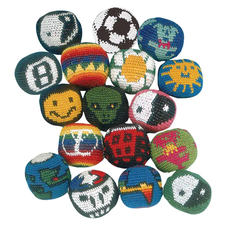 Assorted Woven Hacky Sack