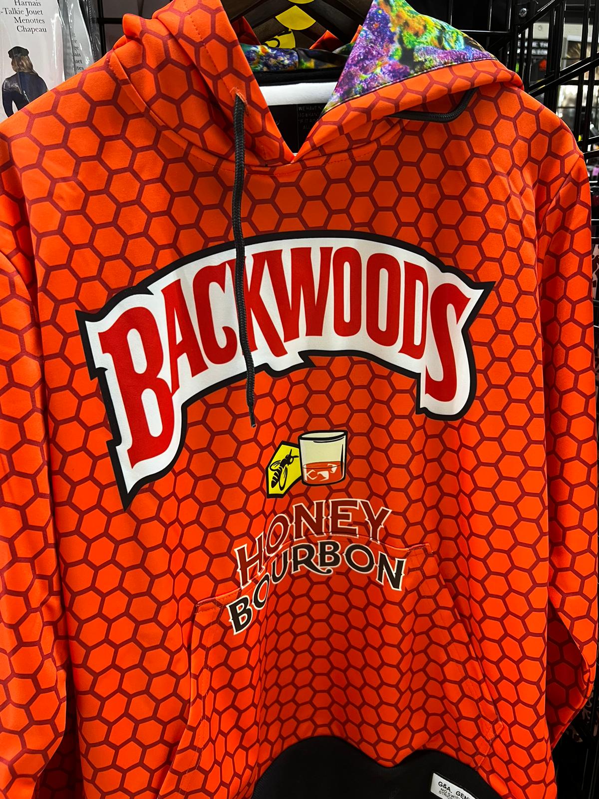 Backwoods Honey Bourbon Orange Hoodie (2X-Large)