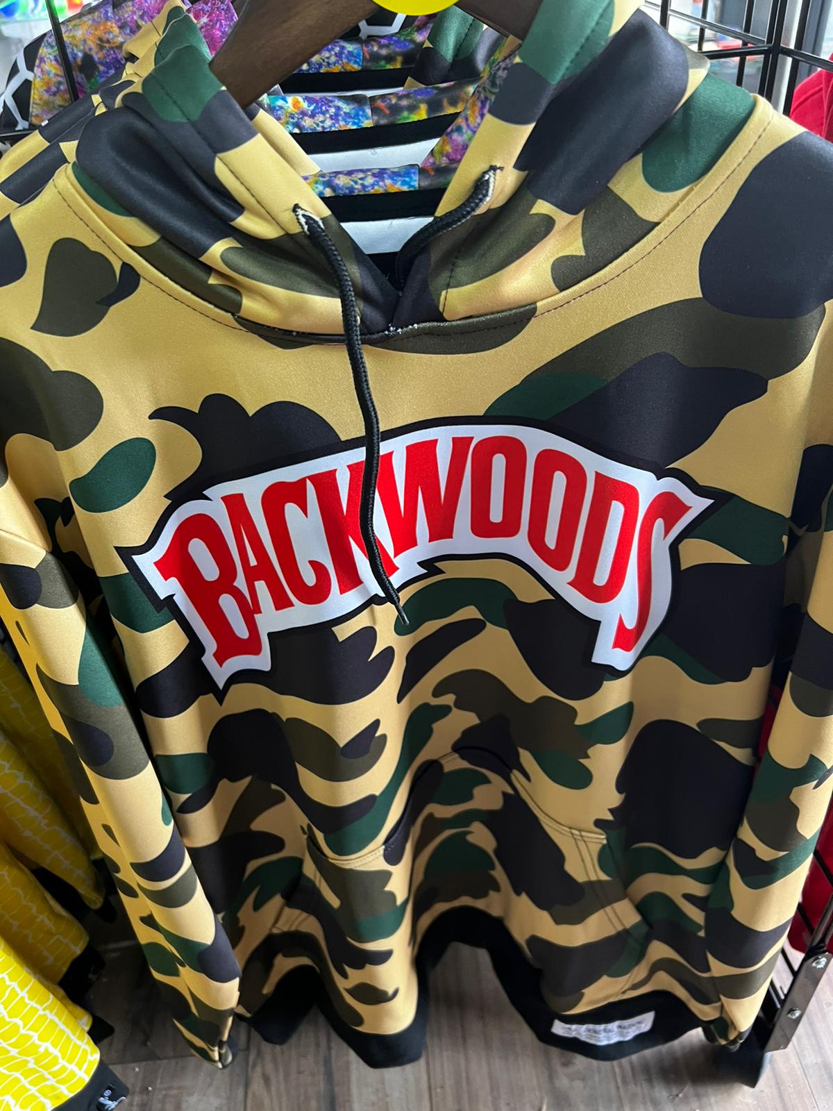 Backwoods Camo Hoodie (Large)
