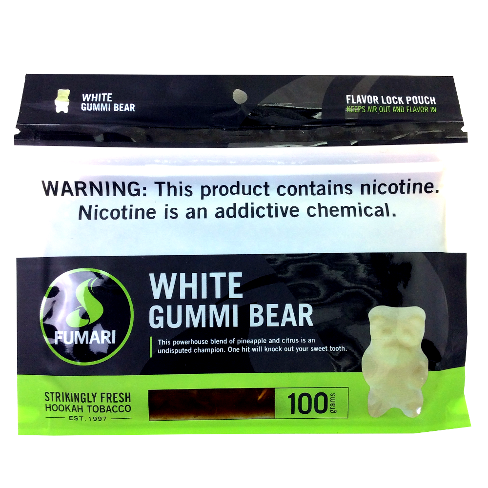 Fumari White Gummy Bear 100g