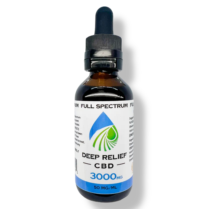 Deep Relief Full Spectrum Tincture 3000mg (Natural)