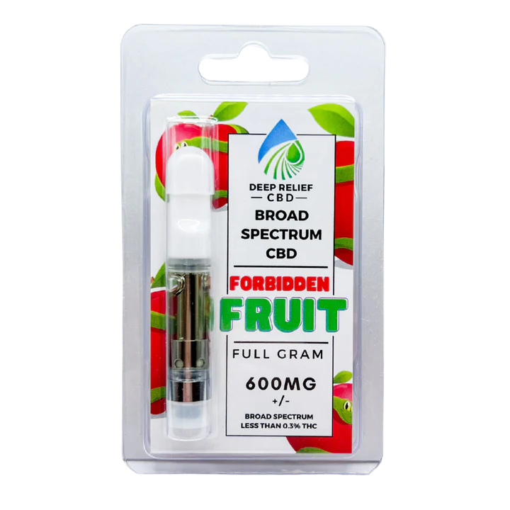 Deep Relief Broad Spectrum 600mg in 1g Cartridge (Forbidden Fruit)