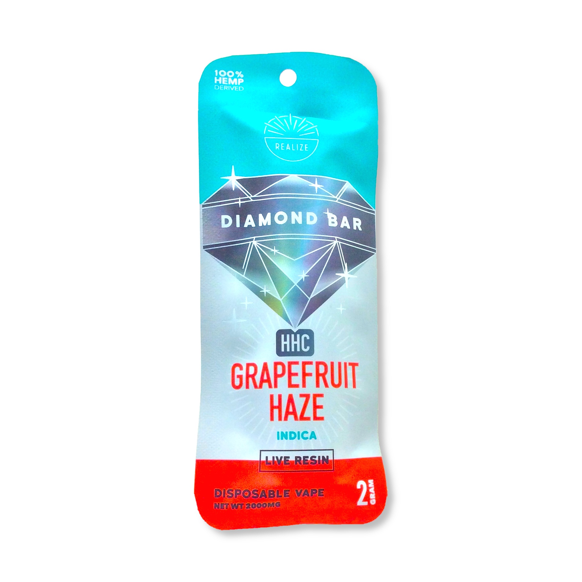 Realize Brand HHC Diamond Bar 2G (Grapefruit Haze)