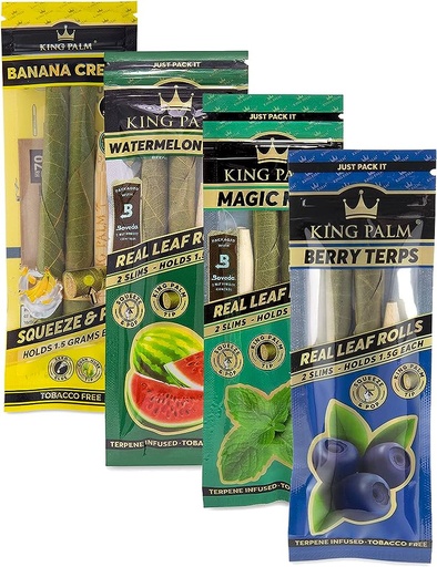 King Palm Slim 2 Pack Flavored (Magic Mint)