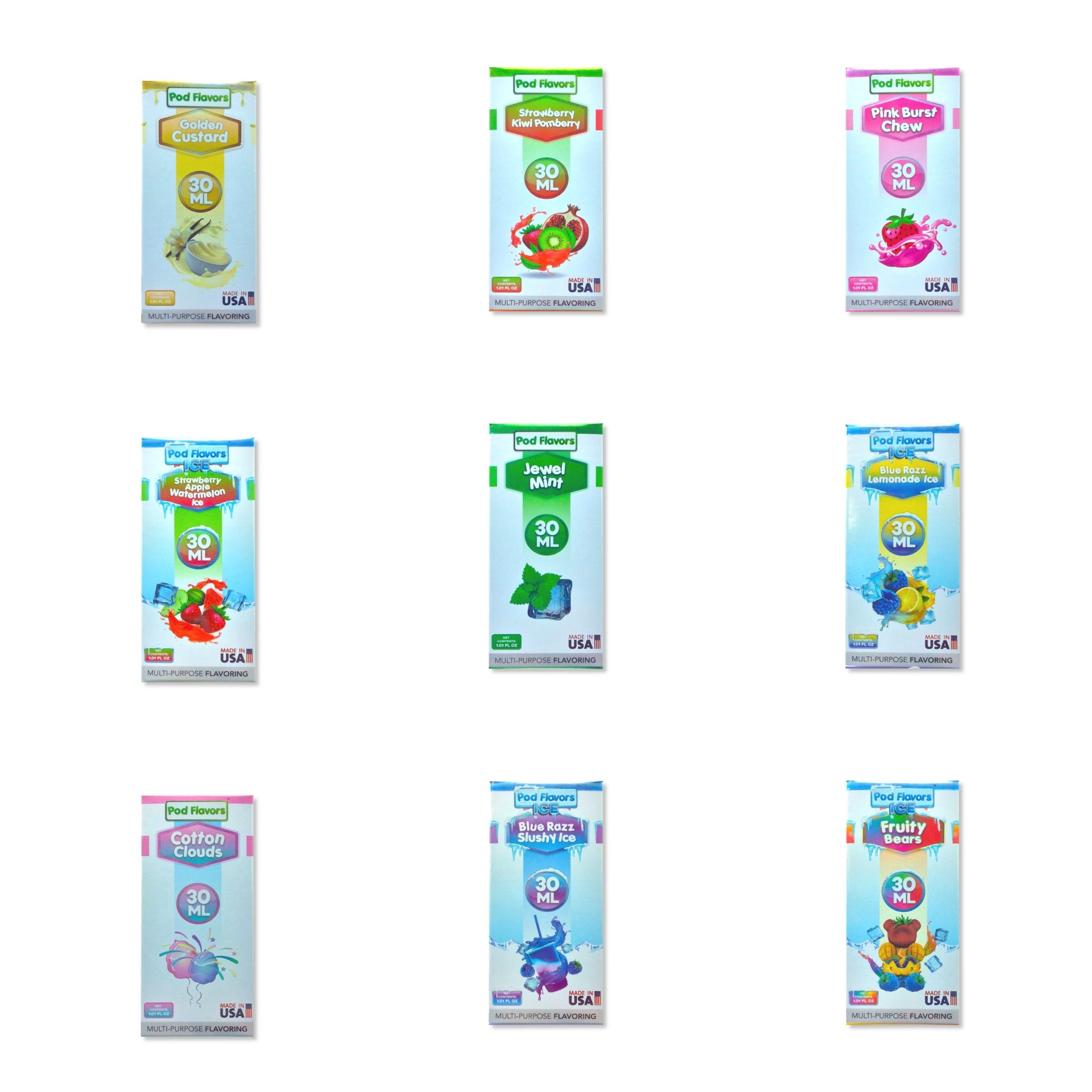 Pod Juice Flavoring 30ml (Fruity Bears Ice)