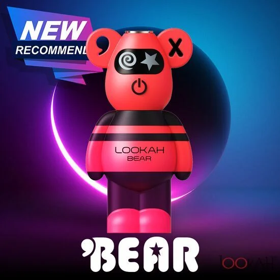 Lookah Bear Cartridge Battery (Red)