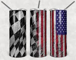 [07551147] American Flag 20oz Tumbler