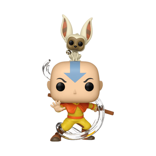 Avatar: The Last Airbender Aang with Momo Funko Pop!