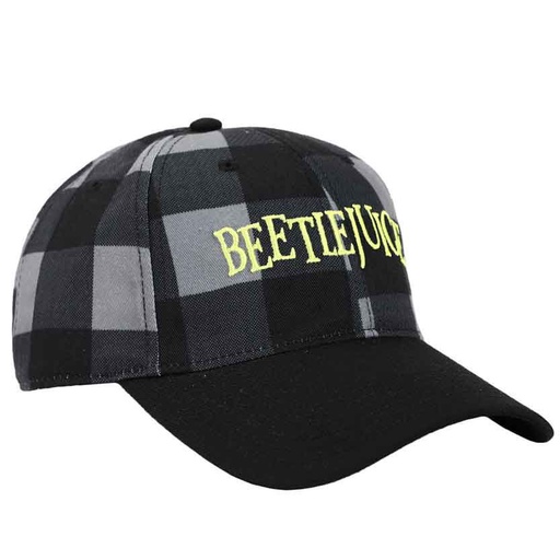 Beetlejuice Hat - Embroidered Twill Plaid