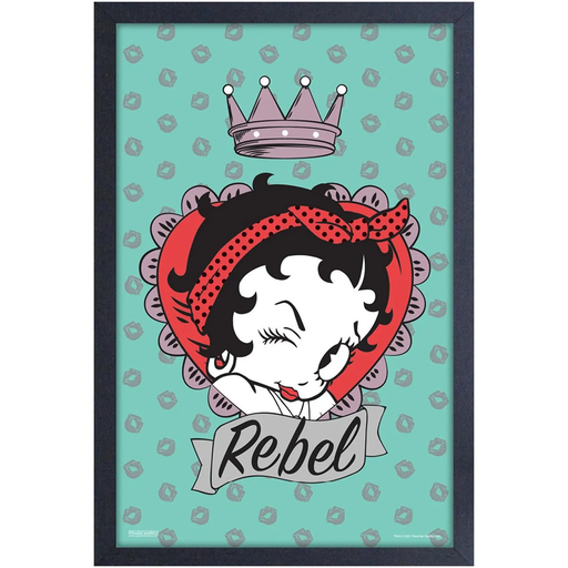 Betty Boop - Rebel Framed Poster