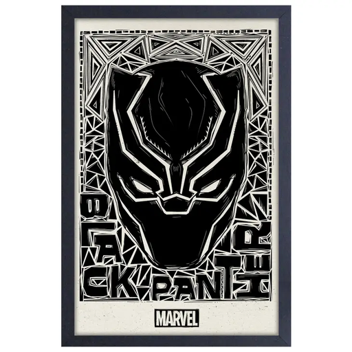 [PAE83178F] Black Panther Framed Print