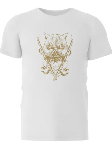 Demon Slayer Inosuke T Shirt - White
