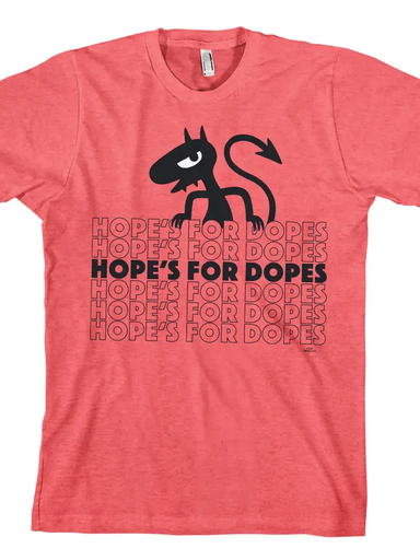 Disenchantment - Hope's For Dope's T Shirt - Red