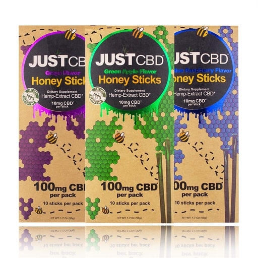 Just CBD Honey Sticks 100mg 10ct