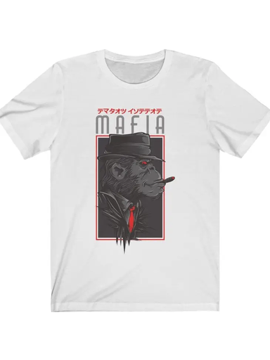 Mafia Monkey T-Shirt - White