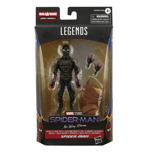 [5010993844739] Marvel Spider-Man 3 Legends Black and Gold Spider-Man 6-Inch Action Figure