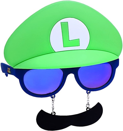 [SG2462] Nintendo Luigi Mustache Sun Stache Sunglasses