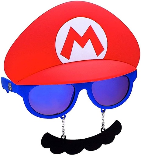 [SG2463] Nintendo Mario Mustache Sun Stache Sunglasses