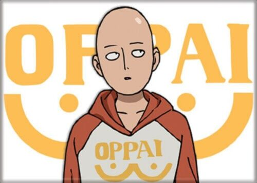 [01189780] One Punch Man Oppai Magnet