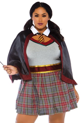 Leg Avenue Plus Spellbinding School Girl Costume