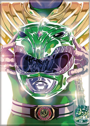 [01189526] Power Rangers Green Ranger Magnet
