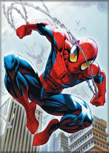 [01191356] Spiderman Blue Sky Magnet