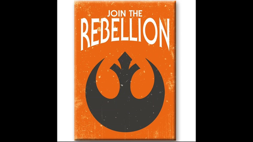 [01189957] Star Wars Join the Rebellion Flat Magnet