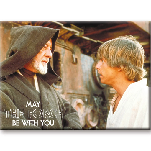[01189847] Star Wars May The Force Be With You Flat Magnet