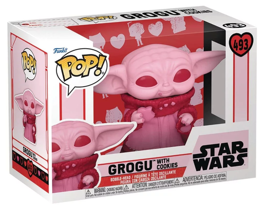 [889698601245] Star Wars Valentines Grogu With Cookies 493 Funko Pop!
