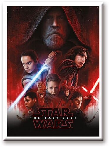 [01191220] Star Wars: The Last Jedi Movie Poster Flat Magnet