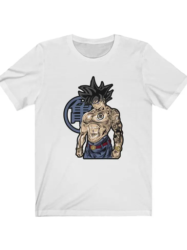 Tattooed Goku T-Shirt - White