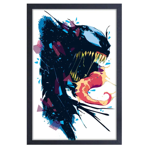 [PAE83631F] Venom - Splat Framed Print
