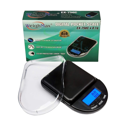 [692017061084] Weighmax EX-750C Digital Pocket Scale