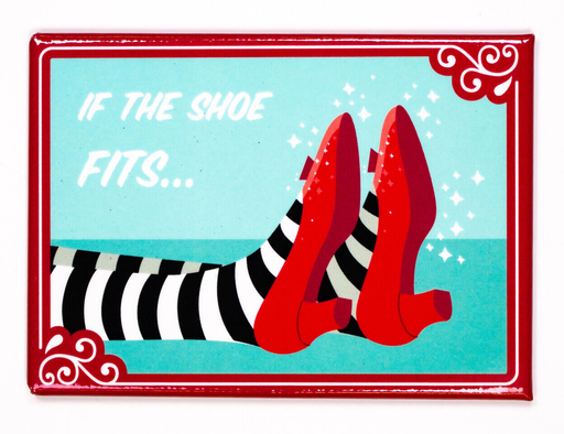 [01189702] Wizard of Oz Red Shoes Magnet