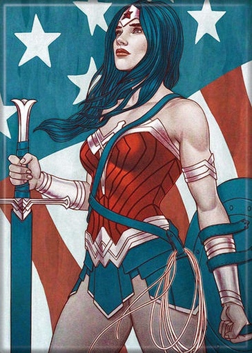 [01189391] Wonder Woman by Jenny Frison Magnet
