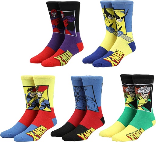 X-Men Crew Socks 5 Pack