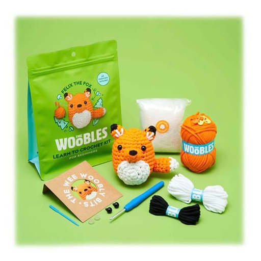 The Woobles Crochet Kit Felix the Fox