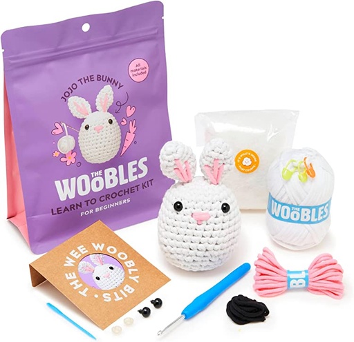 The Woobles Crochet Kit Jojo the Bunny