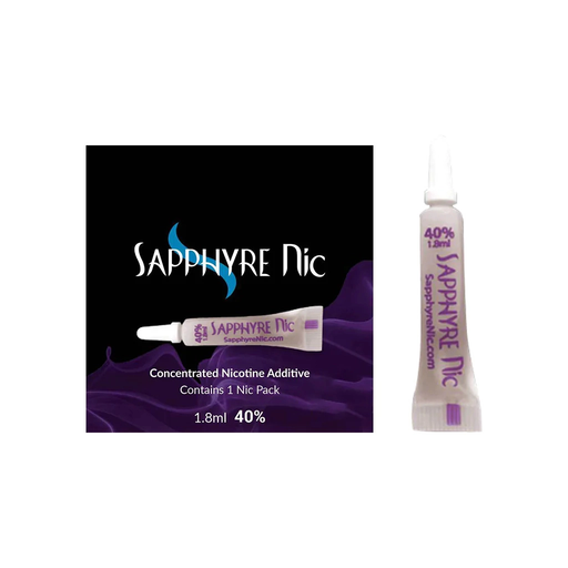 Sapphyre Nic Unflavored Nicotine 40% 1.8ml Purple