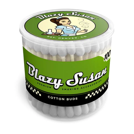 Blazy Susan Green Cotton Buds 100ct